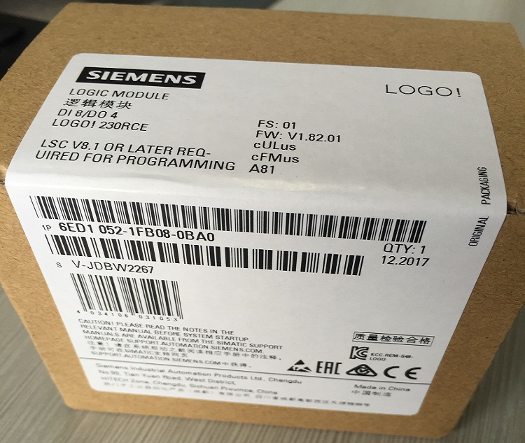 6ED1052-2MD08-0BA0 siemens logo logic module plc 12/24RCEO 400 Blocks